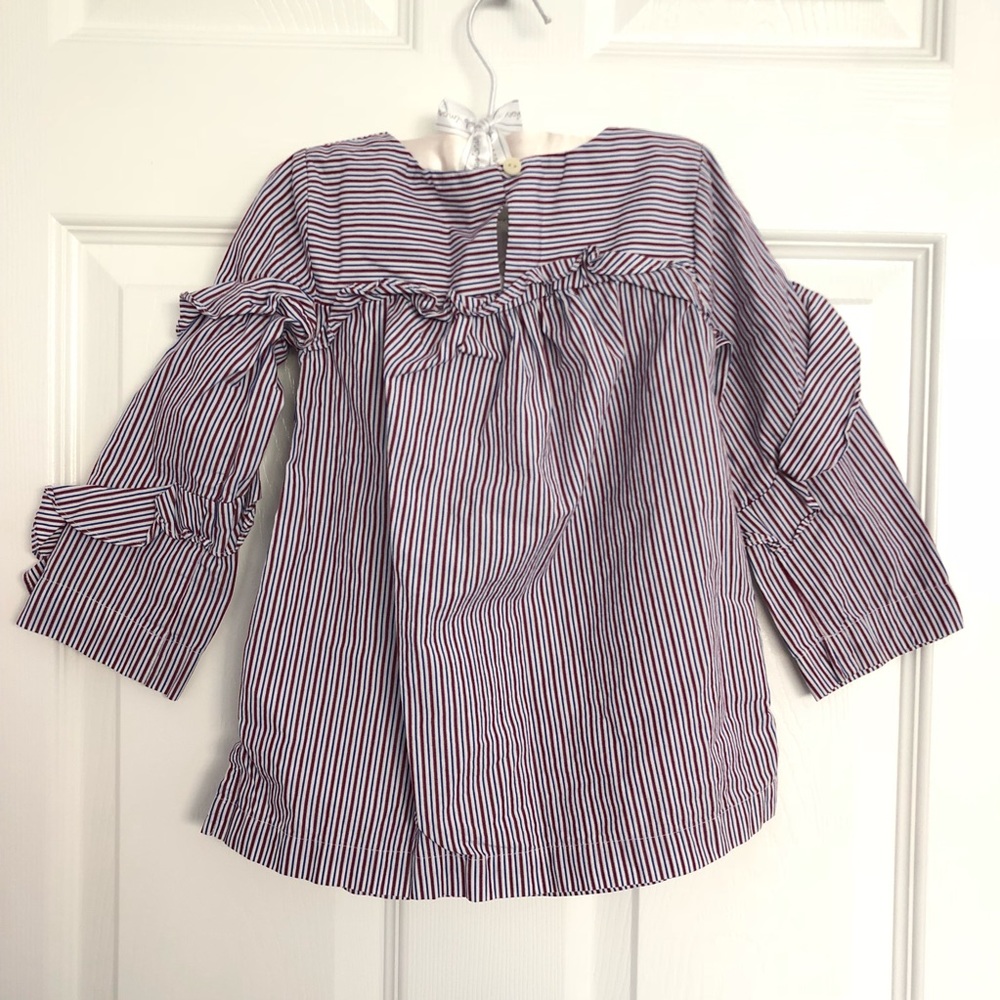 Crewcuts Ruffle Long Sleeve Top - Picture 2 of 3